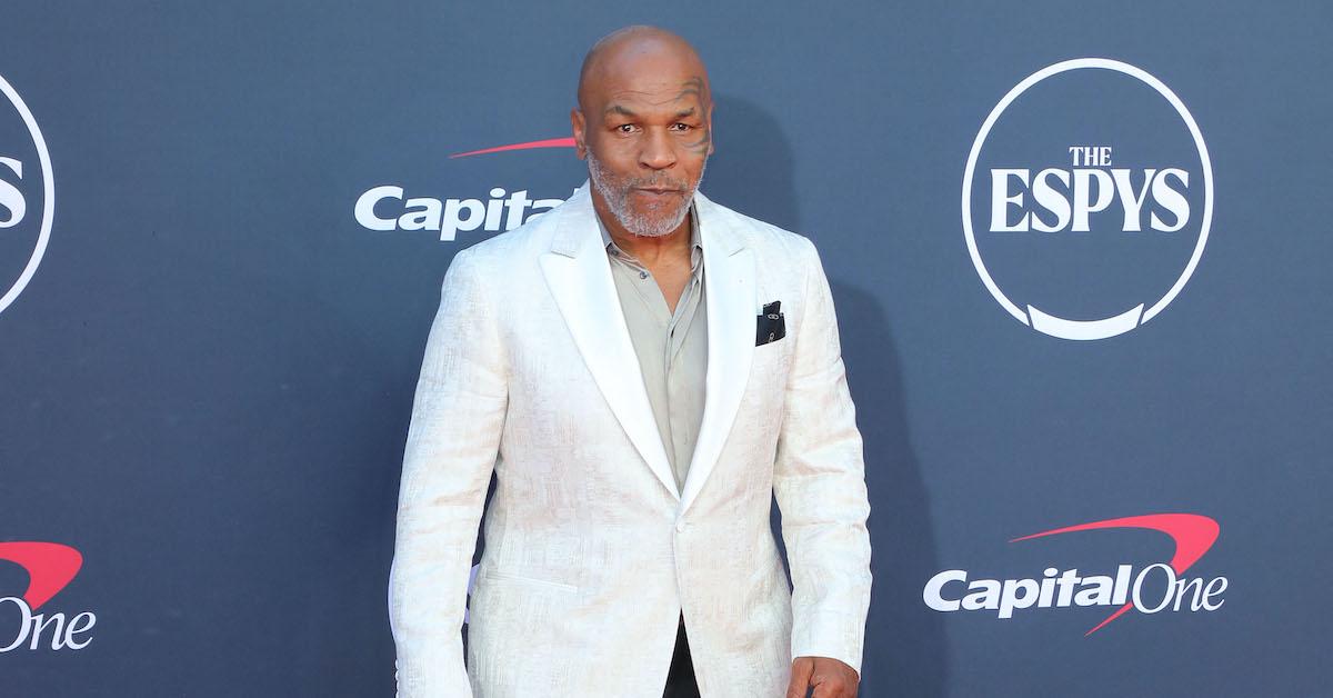 Mike Tyson wears white jacket at 2023 ESPY Awards at The Dolby Theatre in Hollywood, Calif. on July 12, 2023