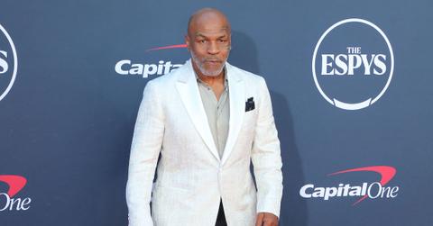 Mike Tyson wears white jacket at 2023 ESPY Awards at The Dolby Theatre in Hollywood, Calif. on July 12, 2023