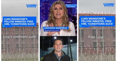 NewsNation TikTok outside Luigi Mangione prison