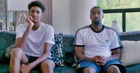 (L-R): Alijah Arenas and Gilbert Arenas