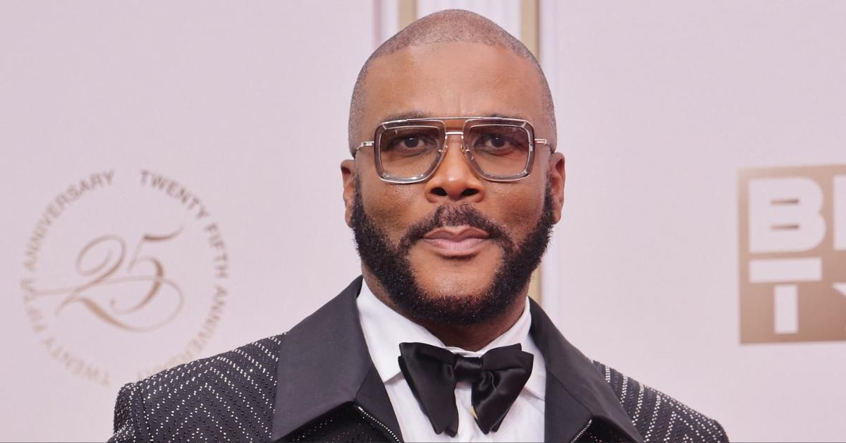 Tyler Perry at the 2025 BET Awards.