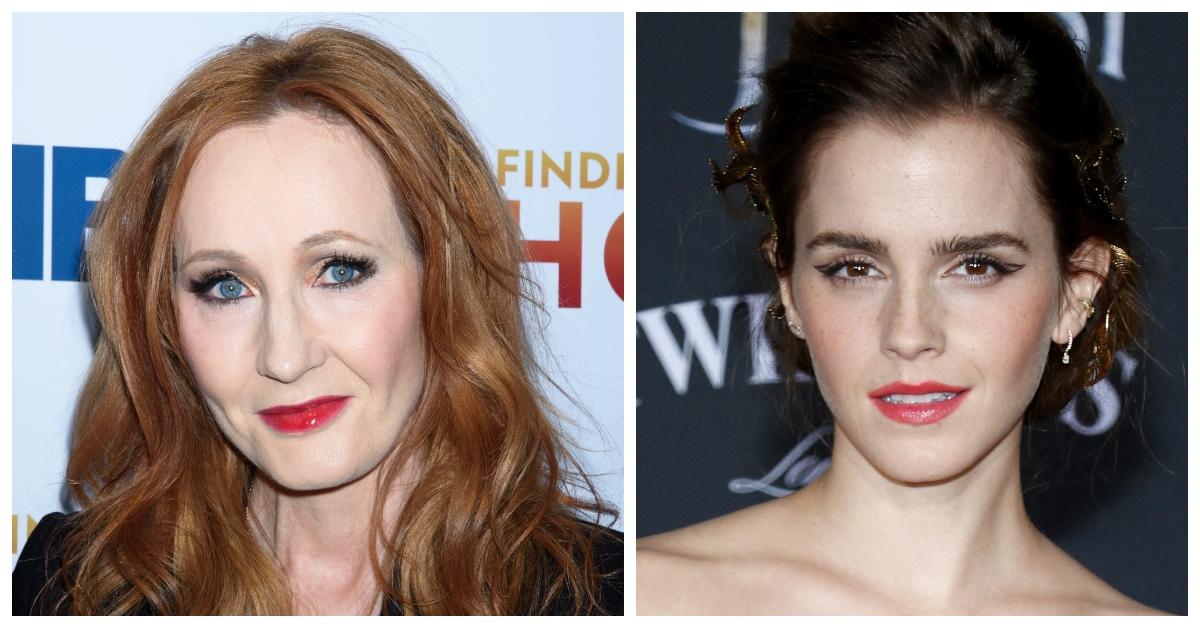 JK Rowling and Emma Watson