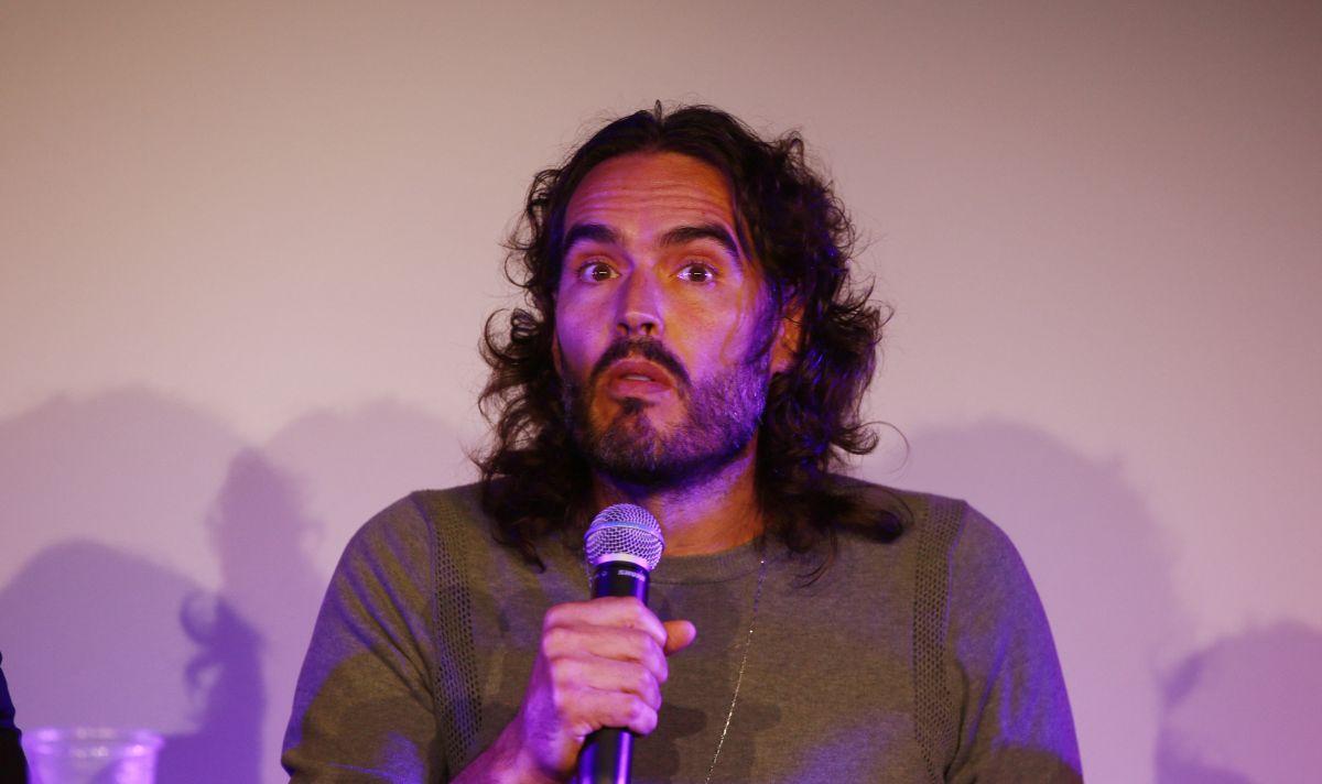 Russell Brand at the Labour Party Conference 201 during a fringe event on the subject of addiction