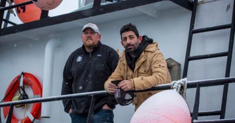 Casey McManus and Josh Harris aboard the Cornelia Marie on 'Deadliest Catch'