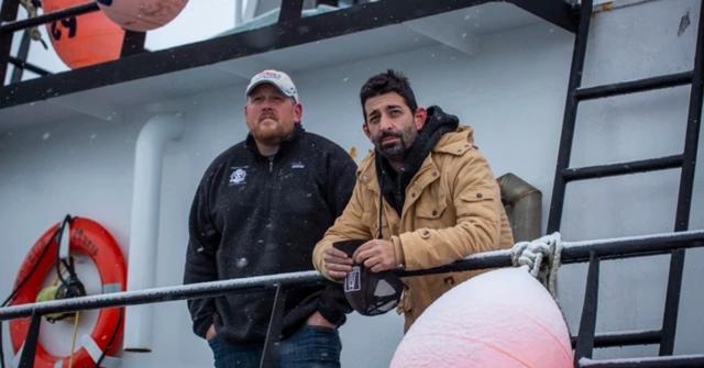 Casey McManus and Josh Harris aboard the Cornelia Marie on 'Deadliest Catch'
