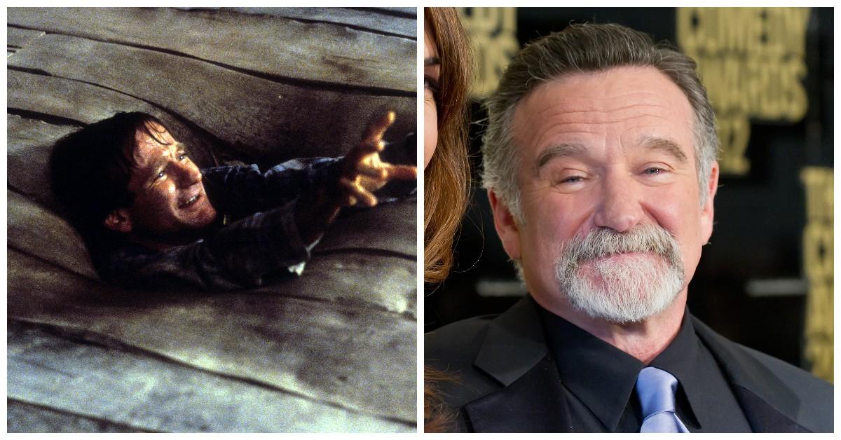 Robin Williams in 'Jumanji' and later in his career