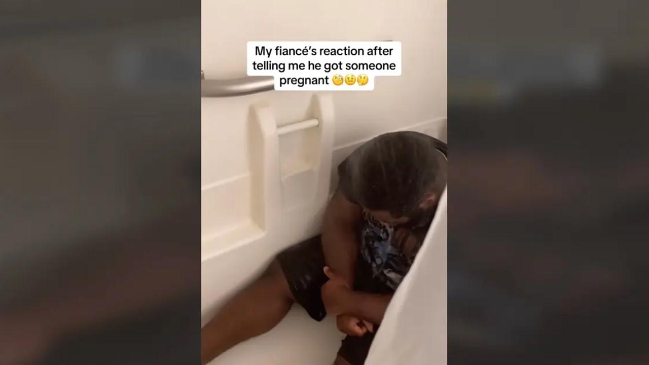 A man got caught cheating and had a meltdown in the shower