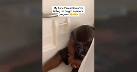 A man got caught cheating and had a meltdown in the shower