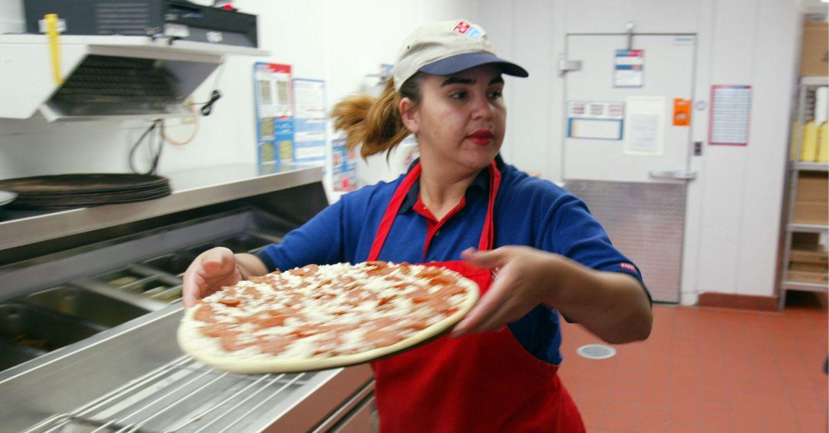 Dominos employee 