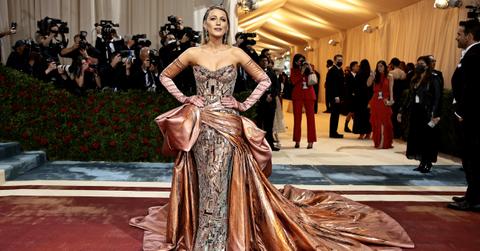 blake lively at the met gala at 2022