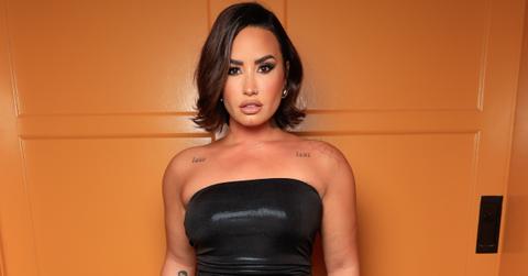 Demi Lovato attends Vas Morgan's We Matter Pride Dinner at Private Residence.