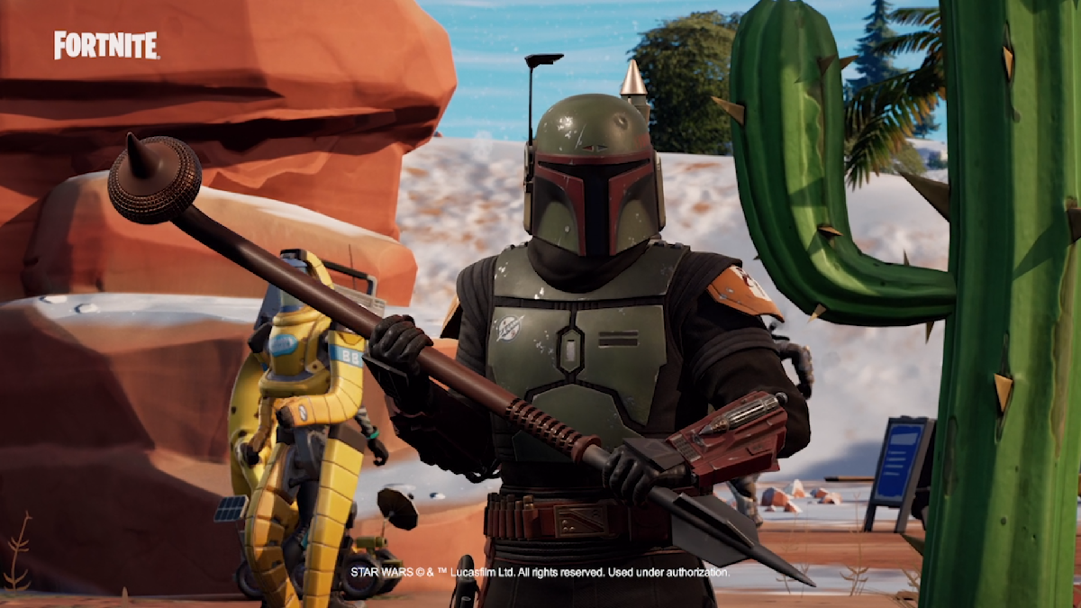 How Exactly Is the Brand New Boba Fett Skin Reactive in 'Fortnite?'