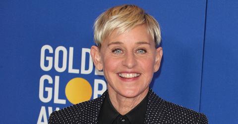 Ellen DeGeneres at the 2020 Golden Globe Awards.