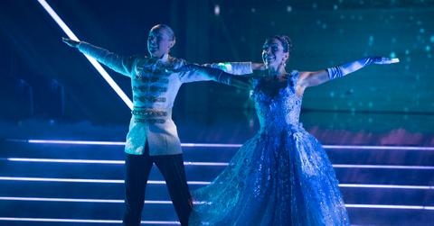 JoJo Siwa dancing with a girl on 'DWTS'