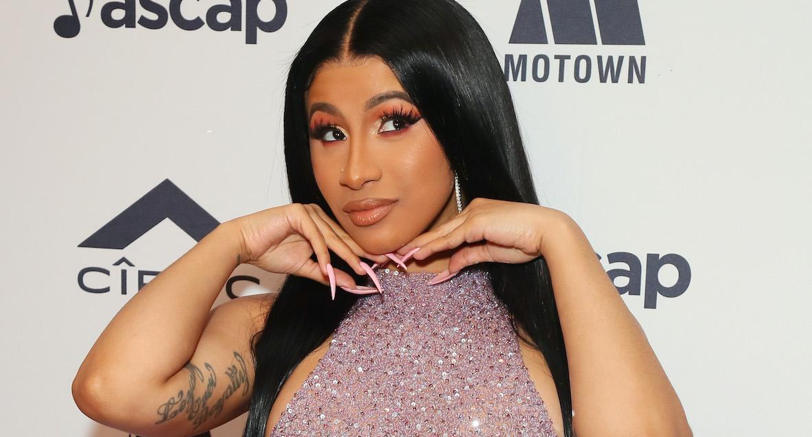 Cardi B premiers her brand new 'face-tatt' in honor of her son