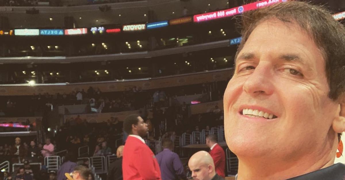 Mark Cuban at a Dallas Mavericks game.