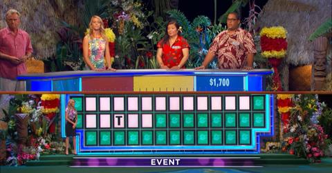 Rufus makes the coveted "One Letter Solve" on 'Wheel of Fortune'