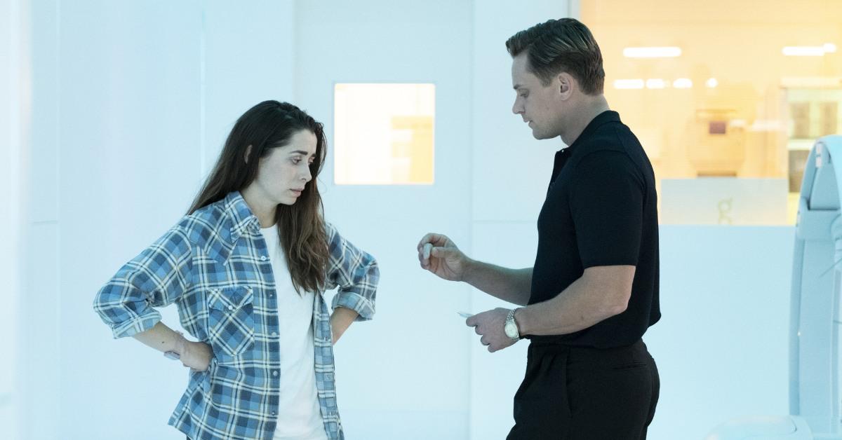 Cristin Milioti and Billy Magnussen as Hazel and Byron Gogol in Season 2 of 'Made for Love.' 