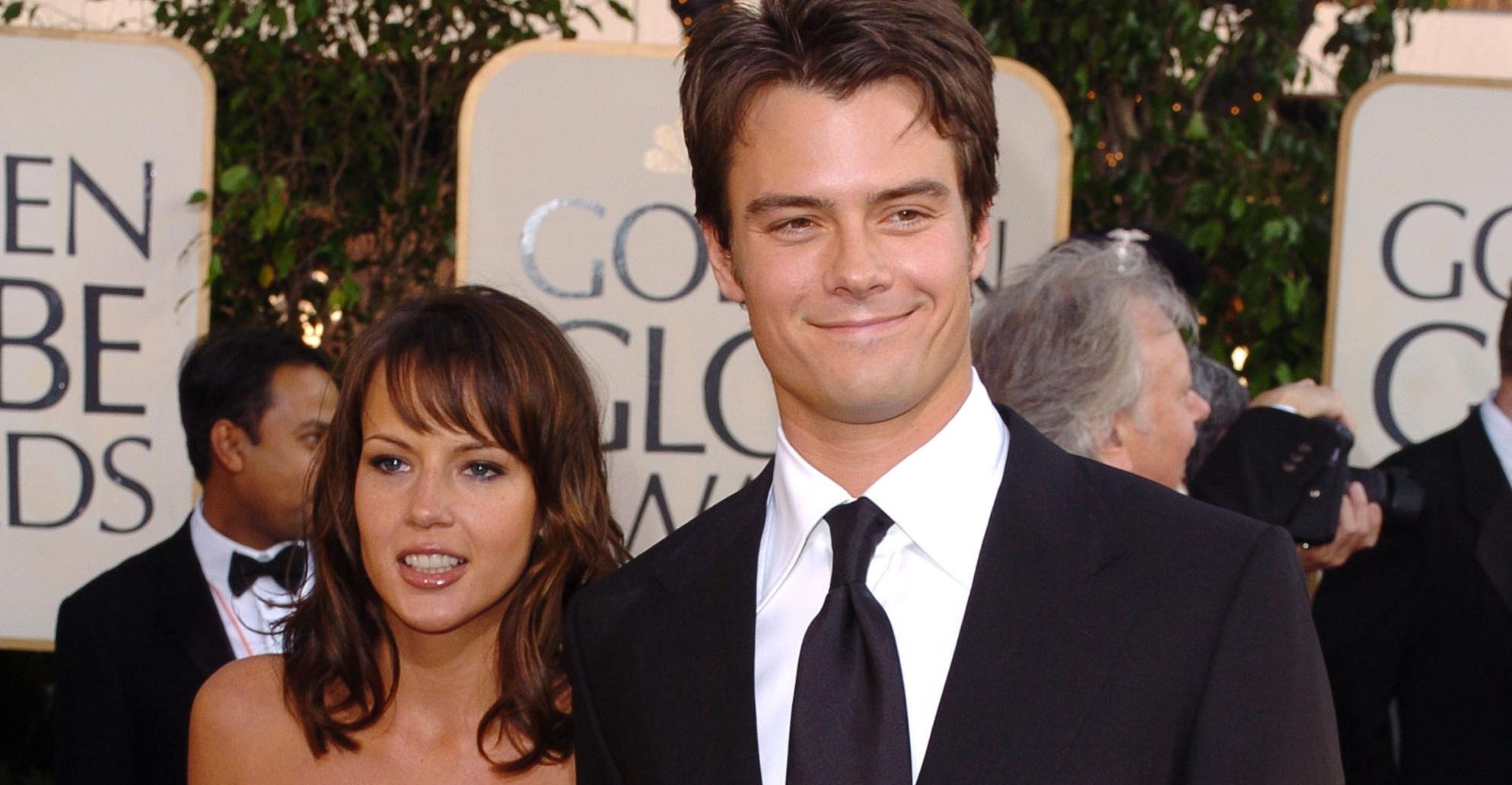 Kristy Pierce and Josh Duhamel at the 61st Annual Golden Globe Awards.