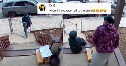Amazon Package Thief Caught