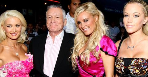 Hugh Hefner is the center of "Secrets of Playboy'