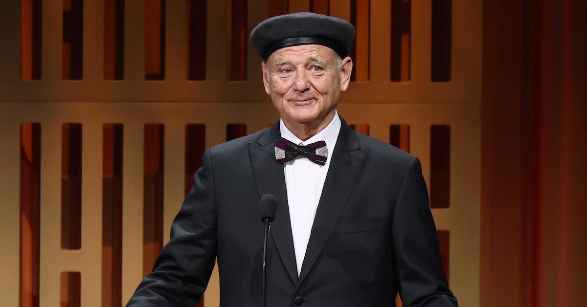 Bill Murray speaking onstage