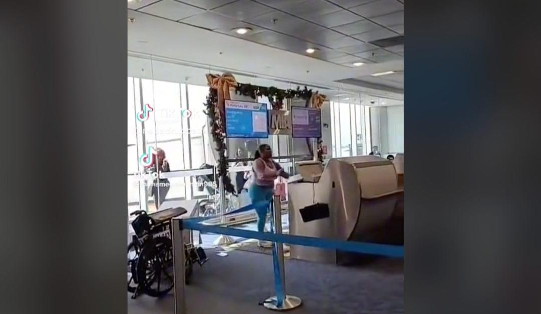 Woman Destroys Miami Airport Kiosk, and TikTokers Caught It All