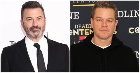 Jimmy Kimmel and Matt Damon