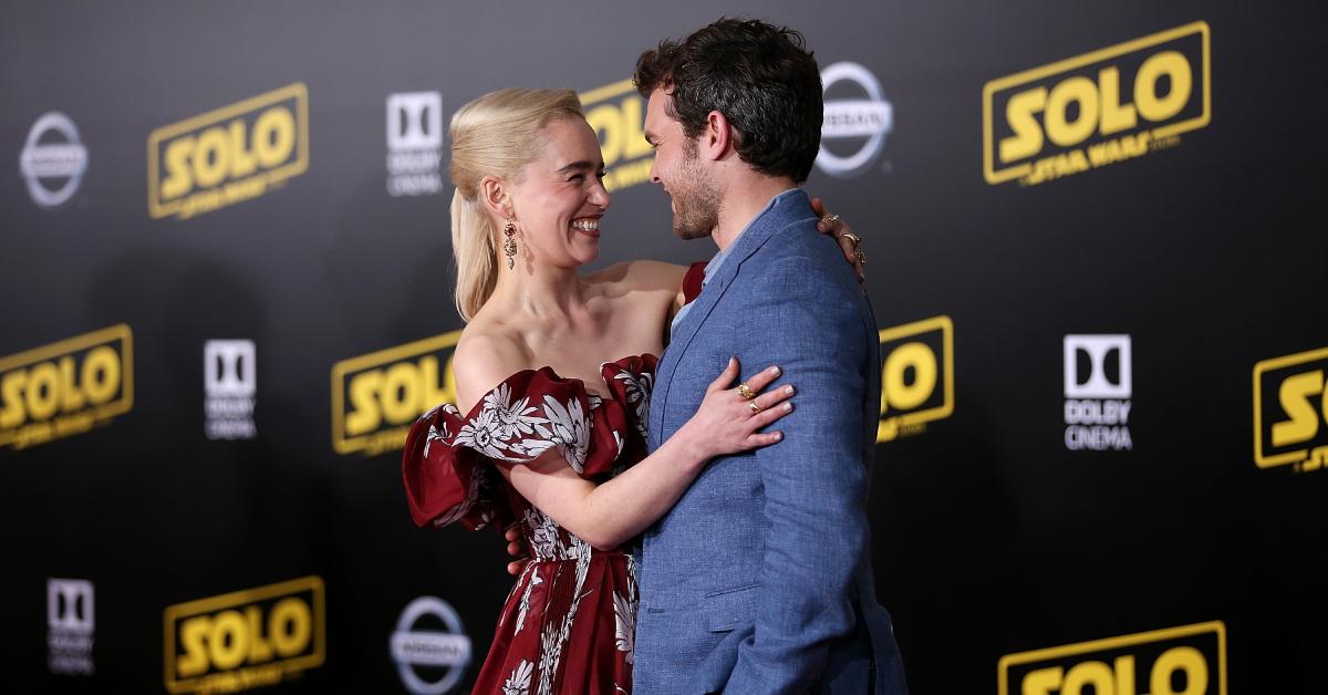 Alden Ehrenreich and his 'Solo' co-star, Emilia Clarke