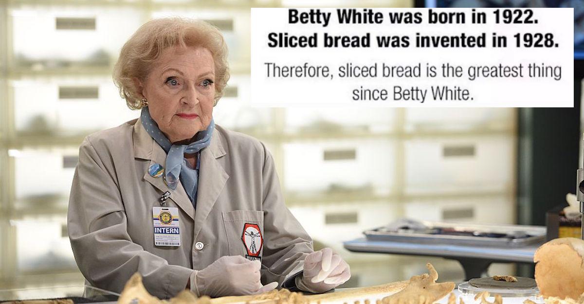 Betty White Google Petals