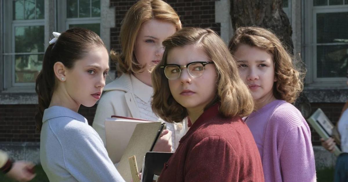 A group of girls at school on Welcome to Derry.