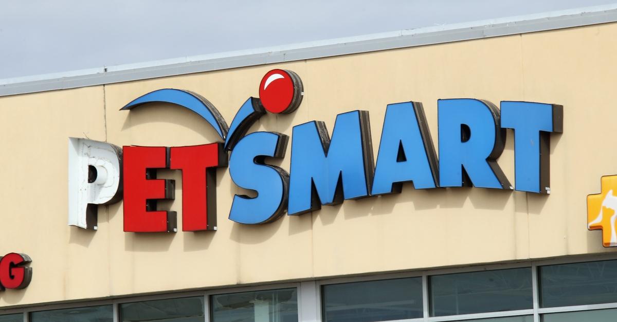 An image of the sign for PetSmart as photographed on March 16, 2020 in Levittown, New York. 