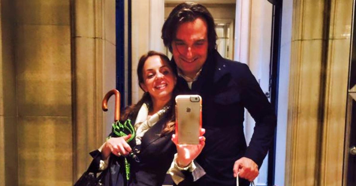 Brian Walshe (R) with Ana Walshe (L)