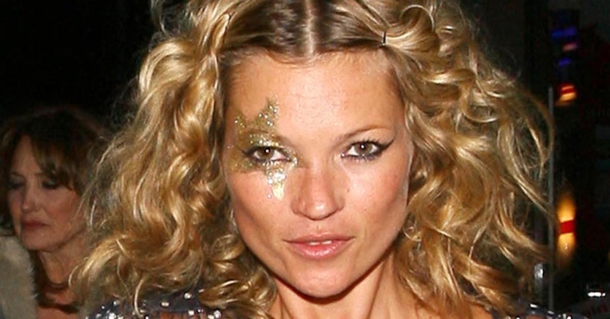 Kate Moss celebrates her birthday in 2008.