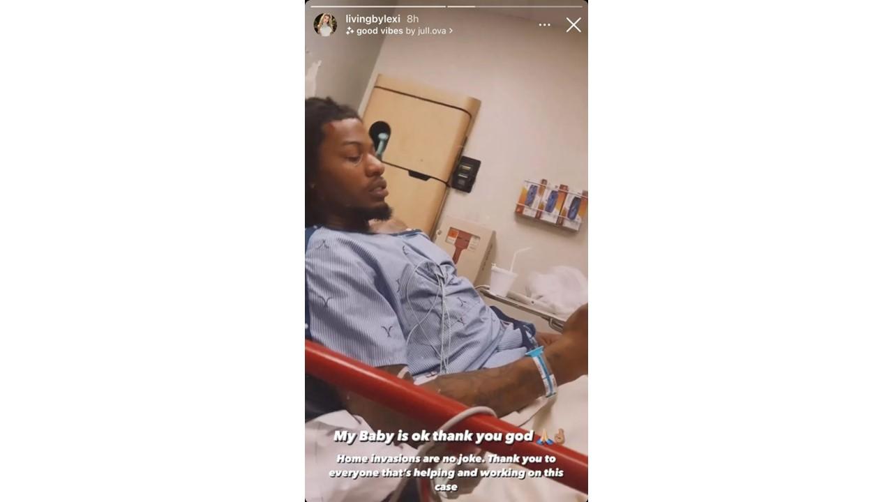 CJ in the hospital