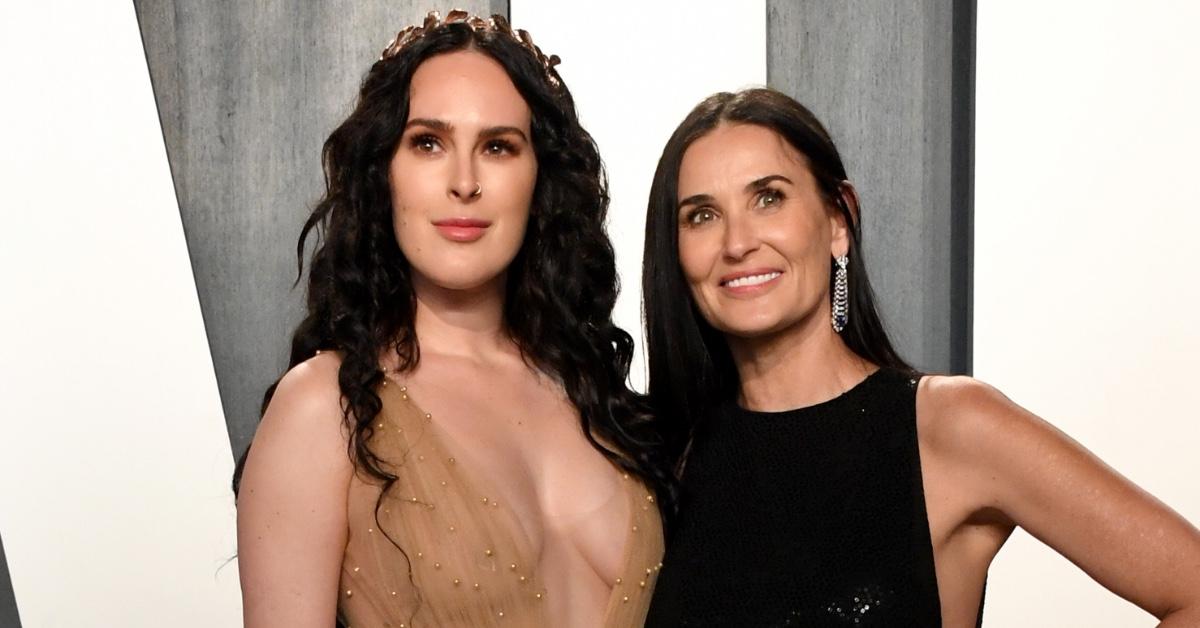 Demi Moore and daughter Rumer Willis.