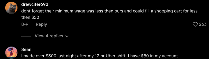 minimum wage cant afford life