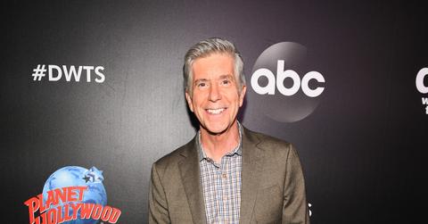 Tom Bergeron at the 2019 'DWTS' Cast Reveal at Planet Hollywood Times Square on August 21, 2019