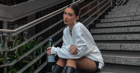 Francesca Farago posing