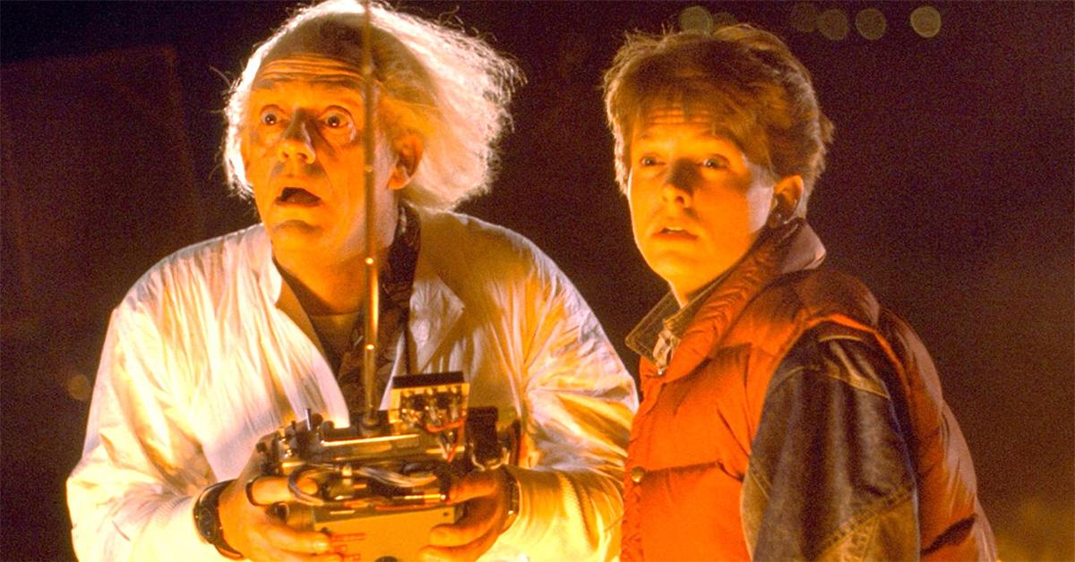 Christopher Lloyd and Michael J. Fox in 'Back to the Future.' 