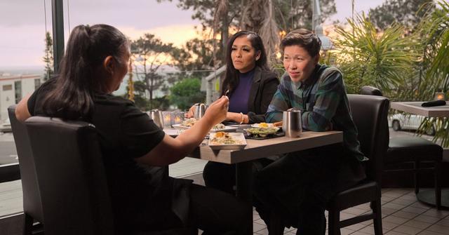 (l-r): Mildred and Aussie on 'The Ultimatum: Marry or Move On'