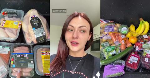 English Woman Shows What $100 of Groceries in UK Looks Like