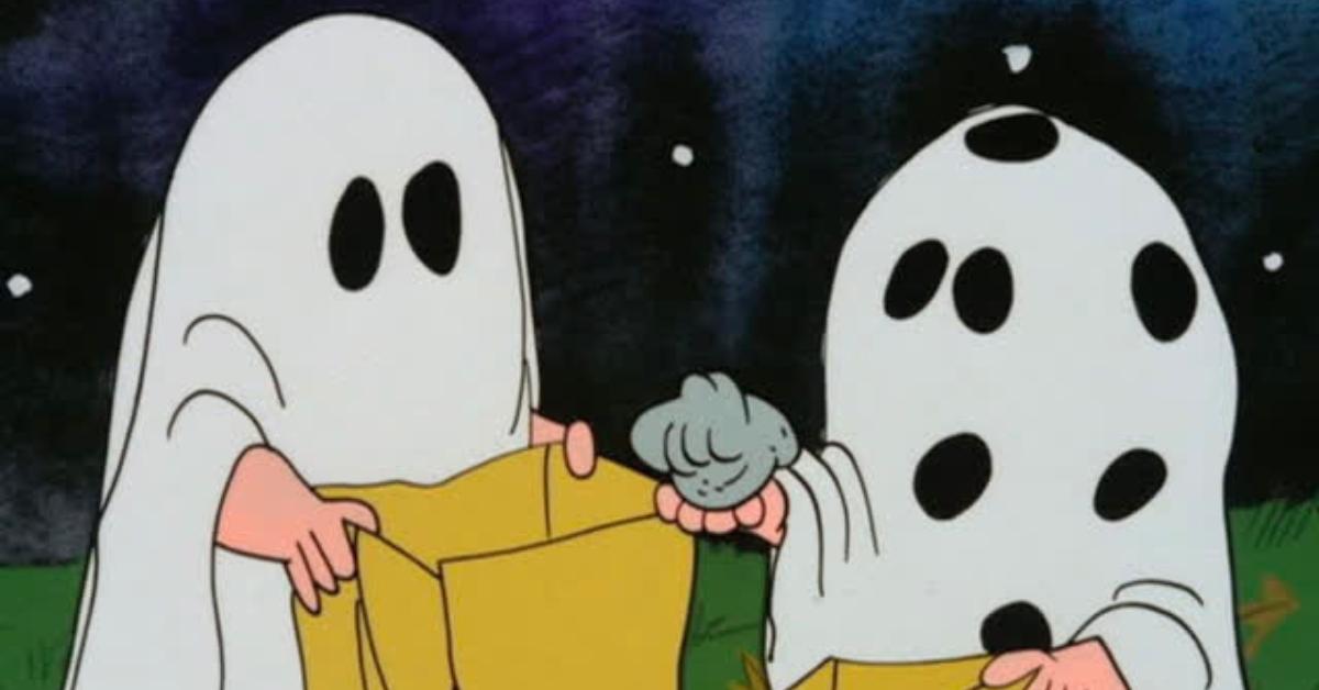 Charlie Brown receives rocks instead of candy on Halloween in 'It's the Great Pumpkin, Charlie Brown.'