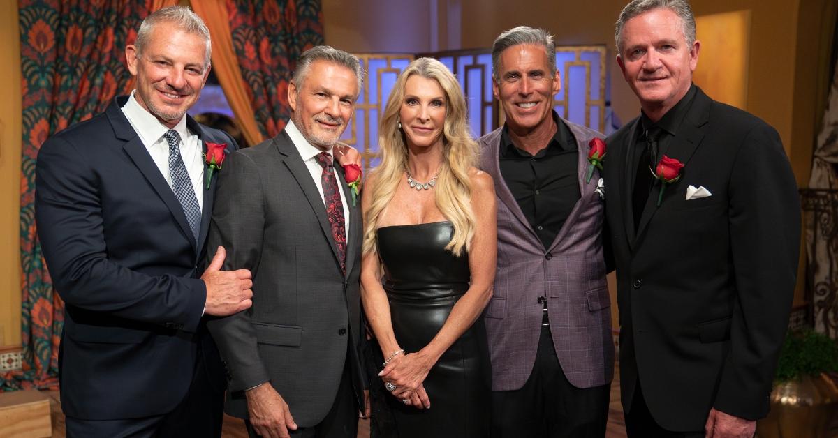 Joan with her final four guys on The Golden Bachelorette