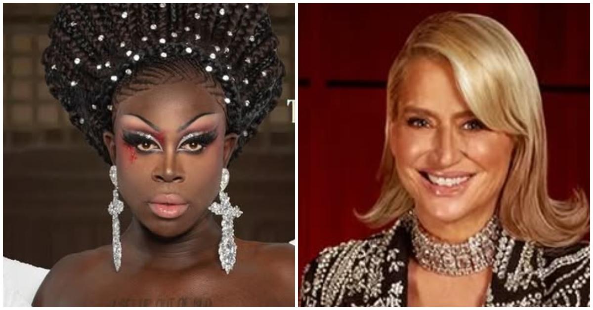 (l-r): Bob the Drag Queen and Dorinda Medley in their 'Traitors' reunion looks