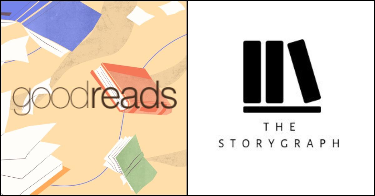 Goodreads and StoryGraph logos