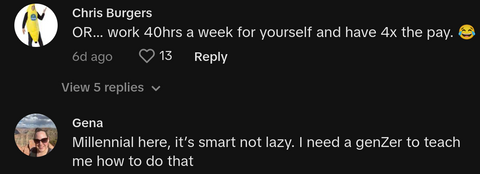 gen z not lazy hours a week