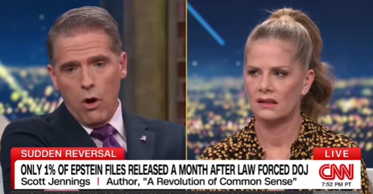 Politics Girl faces off with Scott Jennings about the Epstein files.