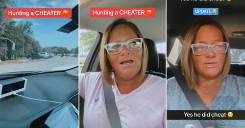 A Lyft driver helps a woman spy on her cheating husband