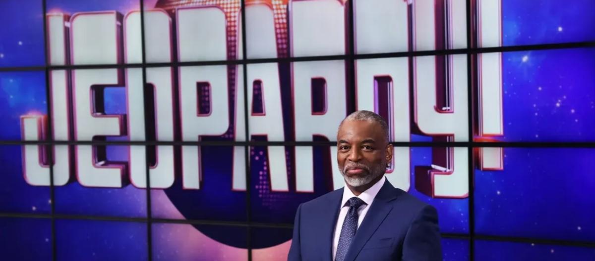 LeVar Burton as a guest host on 'Jeopardy!'.